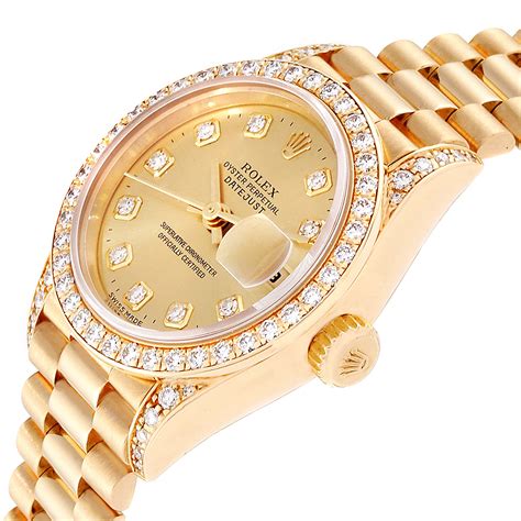 used gold women's rolex|Rolex datejust 26mm ladies price.